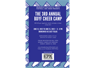 Registration for 2023 3rd Annual Cheer Camp opens tomorrow, Monday, March 6th.