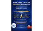 Registration for our 2026 BDYF Speed & Agility sessions will open Saturday, March 14th